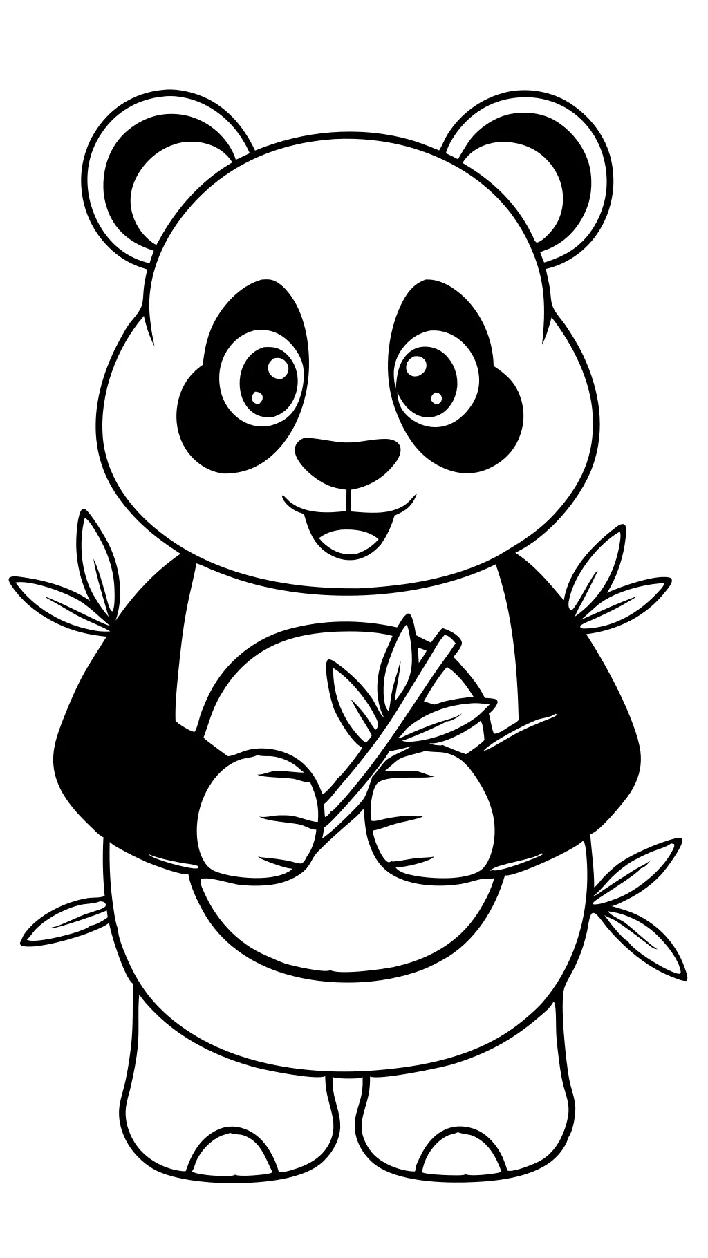 páginas para colorear de panda gratis